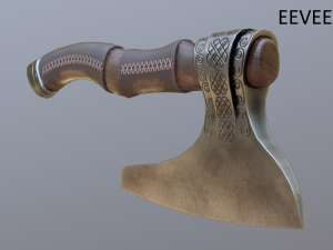 battle axe 3D Model
