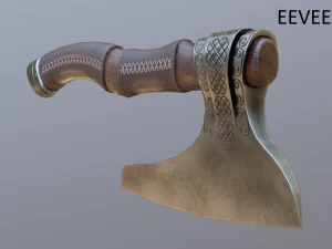 battle axe 3D Model