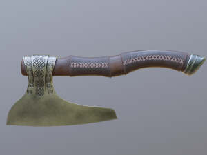 battle axe 3D Model
