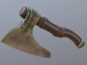 battle axe 3D Model