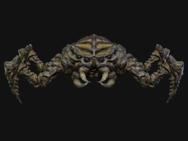 insectoid monster 3D Model .c4d .max .obj .3ds .fbx .stl .blend 