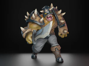Orc Warrior 3D Model