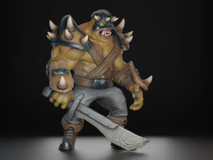 Orc Warrior 3D Model