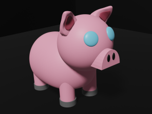 little pig 3D Model