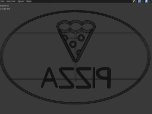 letrero pizza nen 3D Model
