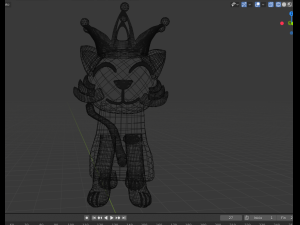gato coronado 3D Model