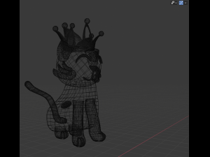 gato coronado 3D Model