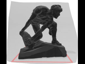 조각품 3D 프린트 모델