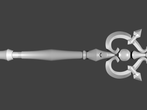 goblin slayer priestess staff cosplay - stl file 3d printing 3D प्रिंट मॉडल