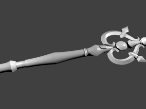 goblin slayer priestess staff cosplay - stl file 3d printing 3Dプリントモデル