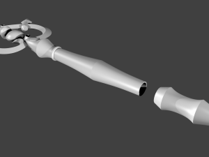 goblin slayer priestess staff cosplay - stl file 3d printing 3D प्रिंट मॉडल