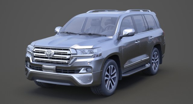 toyota land cruiser 2016 Model 3D .c4d .max .obj .3ds .fbx .stl .blend 