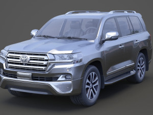 toyota land cruiser 2016 Modèle 3D