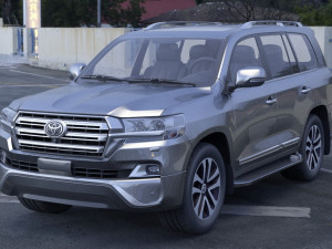 toyota land cruiser 2016 Model 3D