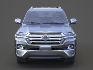toyota land cruiser 2016 Model 3D