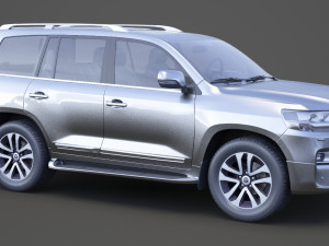 toyota land cruiser 2016 Model 3D
