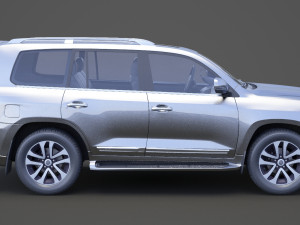 toyota land cruiser 2016 Model 3D