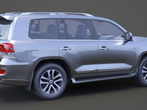 toyota land cruiser 2016 Model 3D