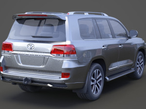 toyota land cruiser 2016 Model 3D