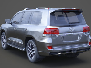 toyota land cruiser 2016 Model 3D