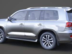 toyota land cruiser 2016 Model 3D