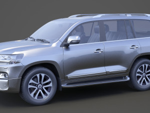 toyota land cruiser 2016 Model 3D