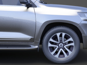 toyota land cruiser 2016 Model 3D