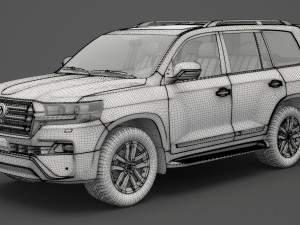 toyota land cruiser 2016 Model 3D
