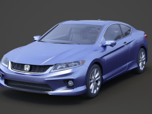 honda accord coupe 2013 Modèle 3D