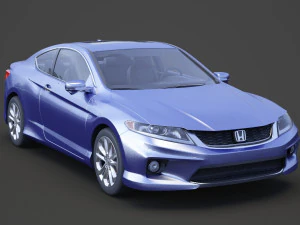 honda accord coupe 2013 3D Model