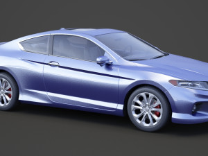 honda accord coupe 2013 3Dモデル