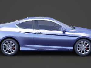 honda accord coupe 2013 3Dモデル
