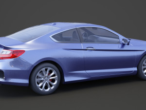 honda accord coupe 2013 3Dモデル
