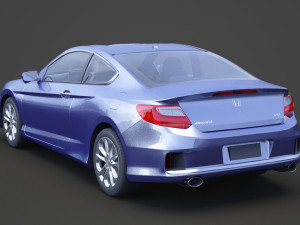 honda accord coupe 2013 3Dモデル