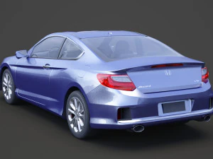 honda accord coupe 2013 3D Model