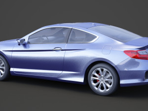 honda accord coupe 2013 3Dモデル