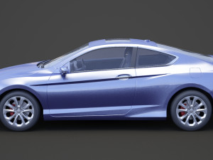 honda accord coupe 2013 3Dモデル