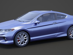 honda accord coupe 2013 3Dモデル