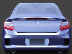 honda accord coupe 2013 3Dモデル