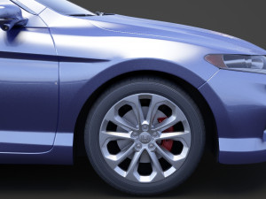 honda accord coupe 2013 3Dモデル