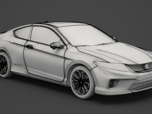 honda accord coupe 2013 3Dモデル