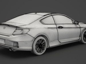 honda accord coupe 2013 3Dモデル