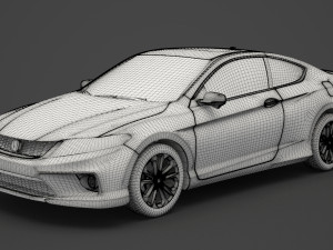 honda accord coupe 2013 3Dモデル