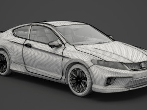 honda accord coupe 2013 3Dモデル
