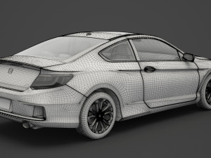 honda accord coupe 2013 3Dモデル