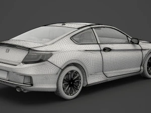 honda accord coupe 2013 3D Model