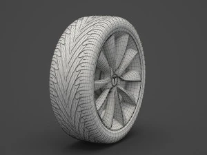 tesla model y 2021 3D Model