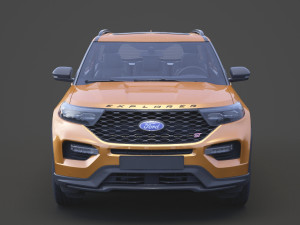 ford-explorer st 2020 Modelo 3D