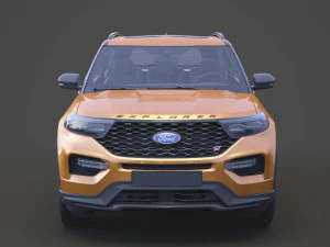 ford-explorer st 2020 3D Model