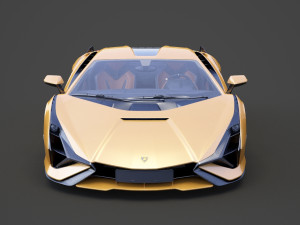 lamborghini-sian hq interior 2020 Modello 3D